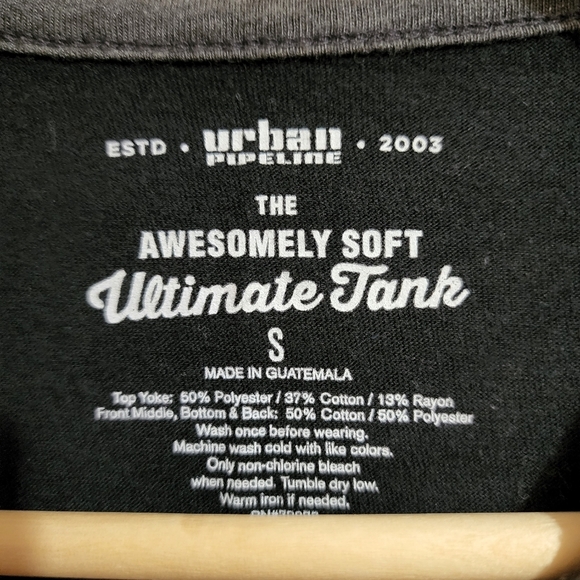 Urban Pipeline Black and grey tank top Size S - Picture 3 of 6